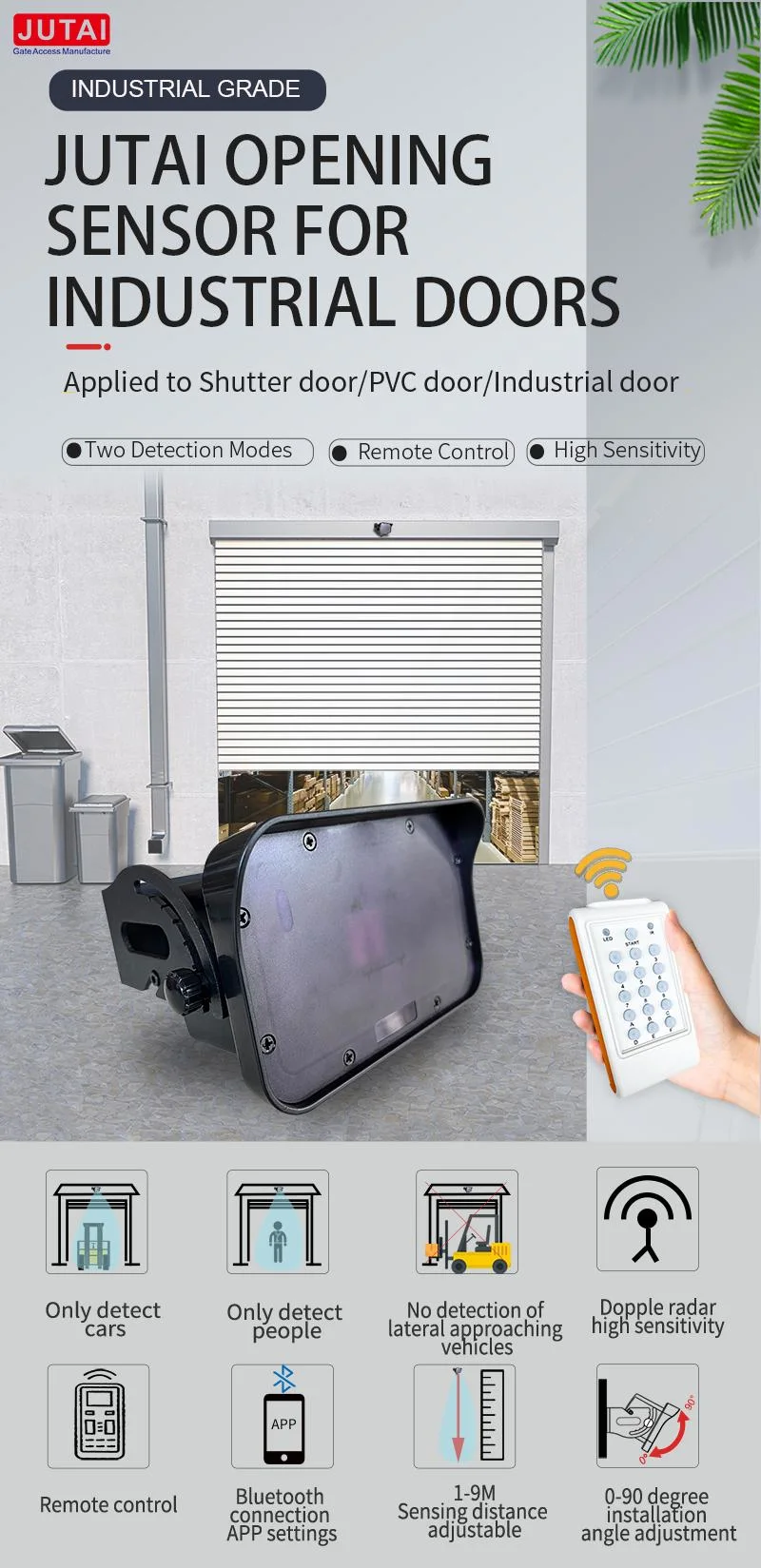 Wholesale Price Microwave Sensor for Automatic Door Gate Sliding Swing