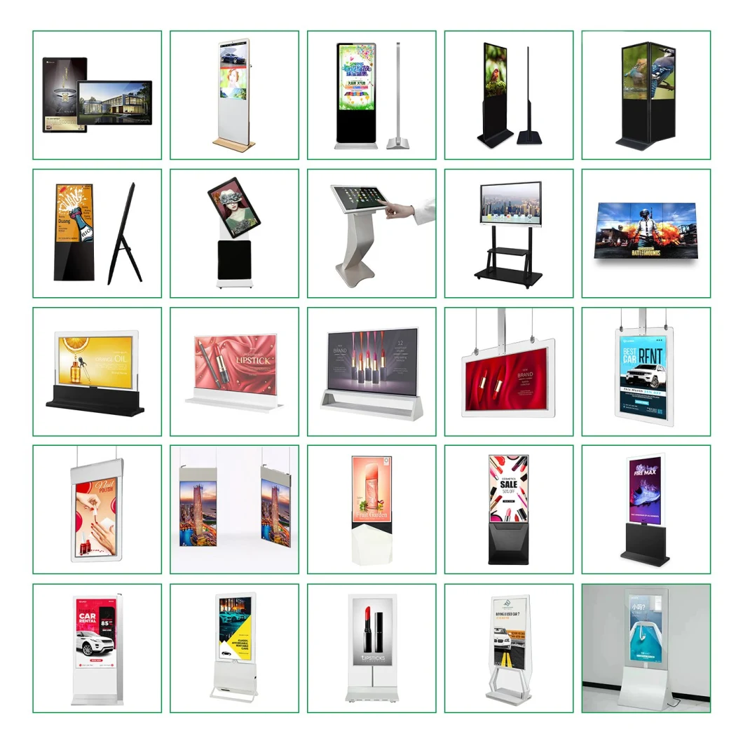 42&prime; &prime; Freestanding Vertical LED Module LCD Interactive Touch Digital Display Screen