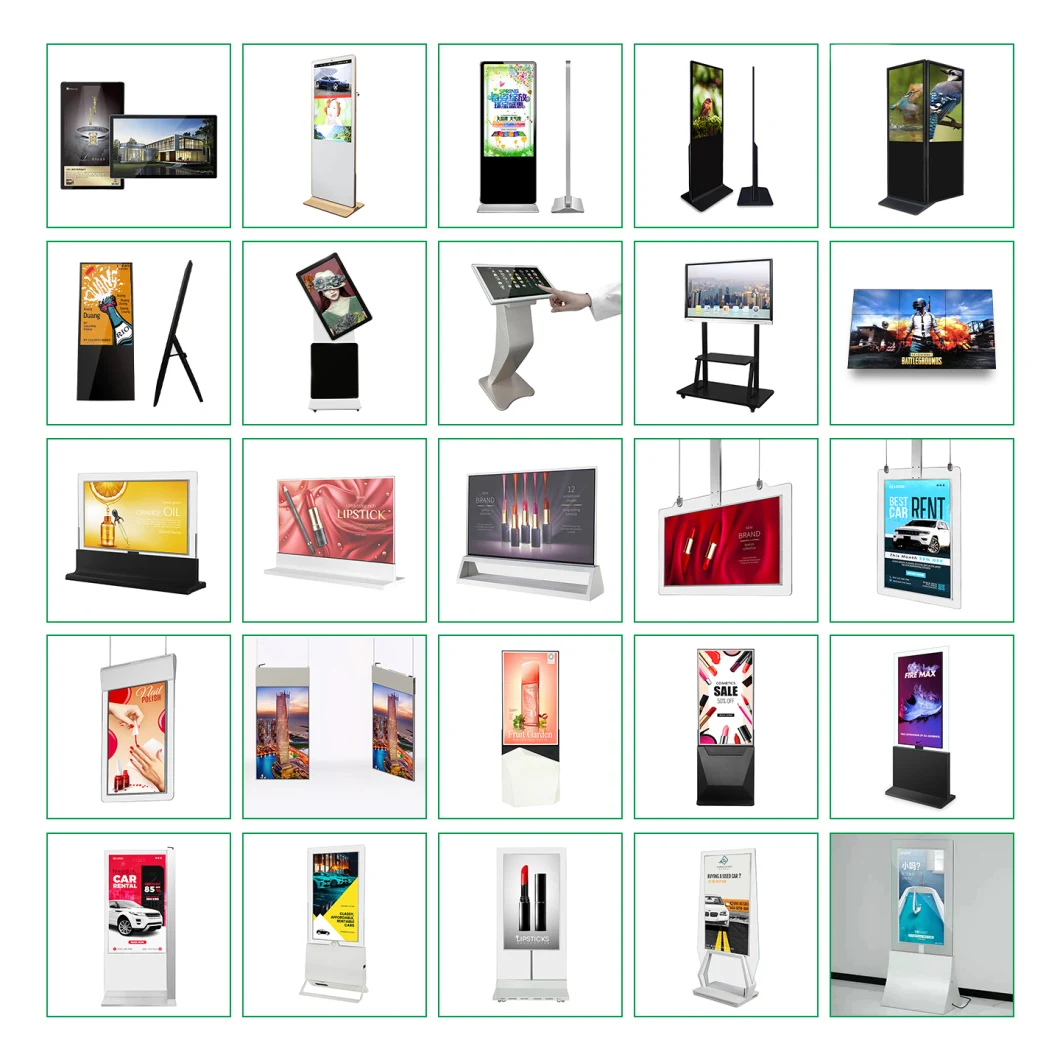 Business Centre LCD Digital Signage Touch Screen Display Interactive Information Kiosk