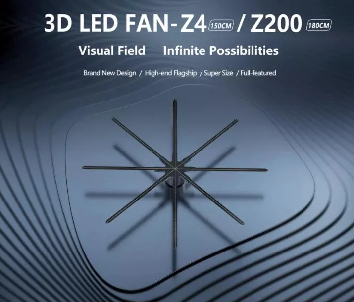 100cm Diameter 3D Hologram Advertising Fan Amazon Top Seller 2022