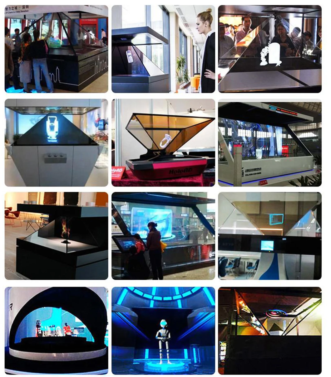3D Hologram Projector Holographic Glass for Exhibition Halls/ Libraries/Museums/Science/Technology Museums/Archives/Entertainment Halls/Exhibitions/ Expositions
