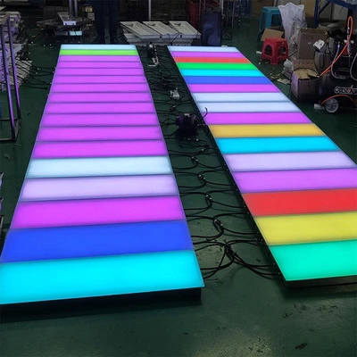 LED Tile Bar DJ Stage Interactive 15X15 Pixel Dance Floor Brighter Wedding Digital Interactive LED Dance Wall