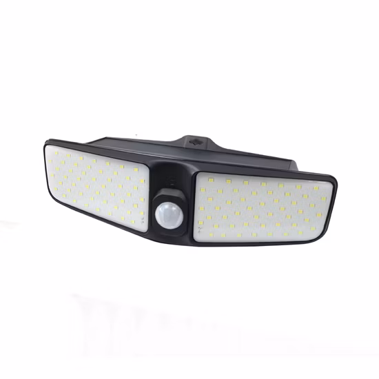 Solar Panel on Top Plastic SMD LED Snesor Wall Light