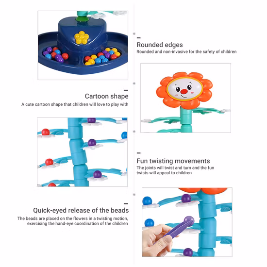 New Arrival Kids Observation Game High Quality Electric Shaking Swing Sunflower Interactive Funny Children Toys and Games for Fun