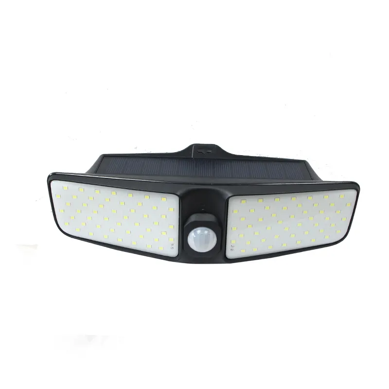 Solar Panel on Top Plastic SMD LED Snesor Wall Light