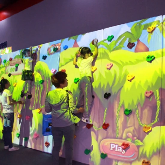 Wall Climbing Ar Interactive Projection Wall Construction Kids Playground