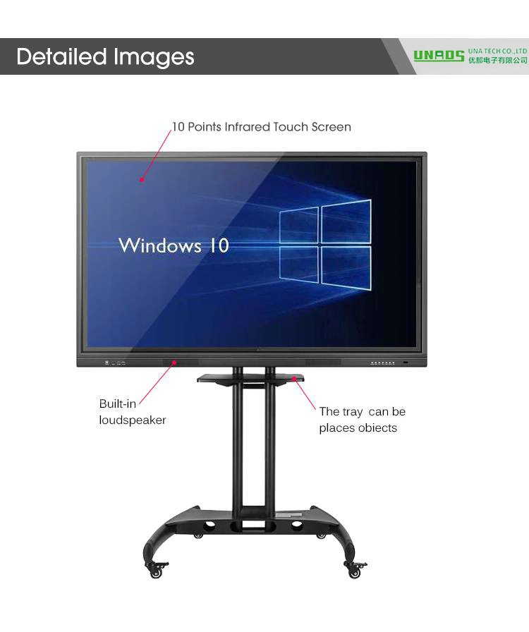 86inch Top LCD Monitors Electronic Smart Interactive Whiteboard for Conference