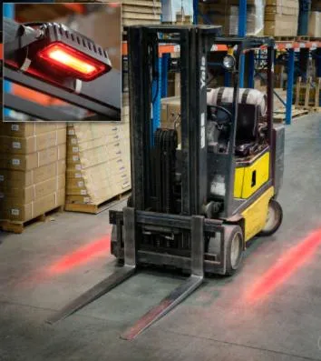 110V-220V Warehouse Industrial Virtual Line Light Floor Marking Projector for Pedestrian Safety