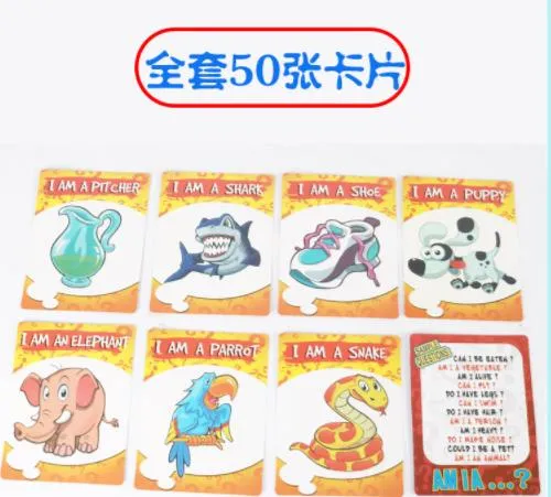 Customized Parent-Child Interactive Children&prime;s Board Game Learning Card Set