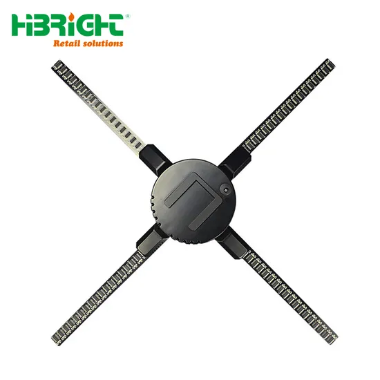 3D Holographic LED Fan Display for supermarket store
