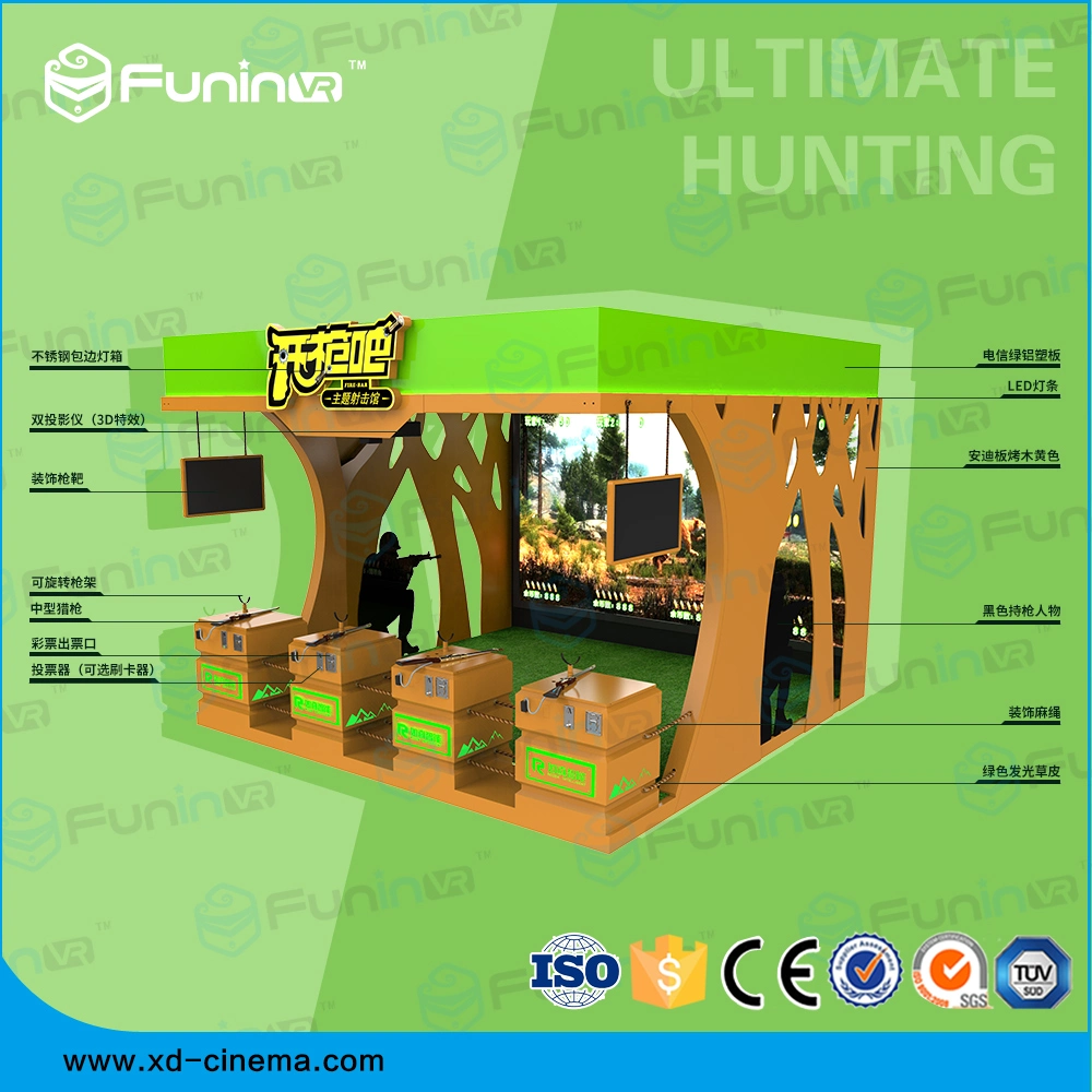 Hot Shooting Arcade Game Machine Multiplayer Hunting Game&#160; Simulation in Amusement Park