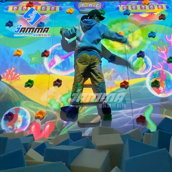 Ar Climbing Wall Interactive Projection Game Interactive Projection Wall Rock Construction