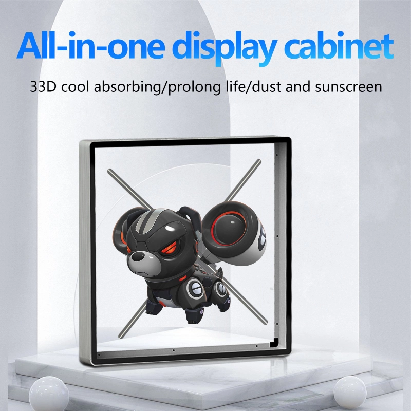 14-42cm 3D Hologram Advertising Display LED Holographic Fan