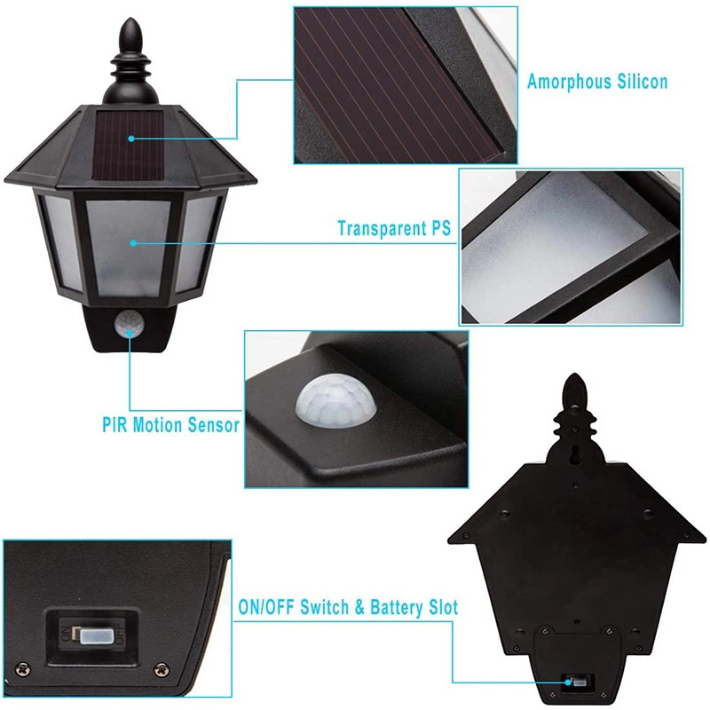Ipx4 Waterproof Outdoor Customizable LED IR Snesor Wall Light