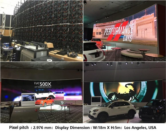P4.81 Stage Lighting Tempered Glass Interactive LED Video Wall