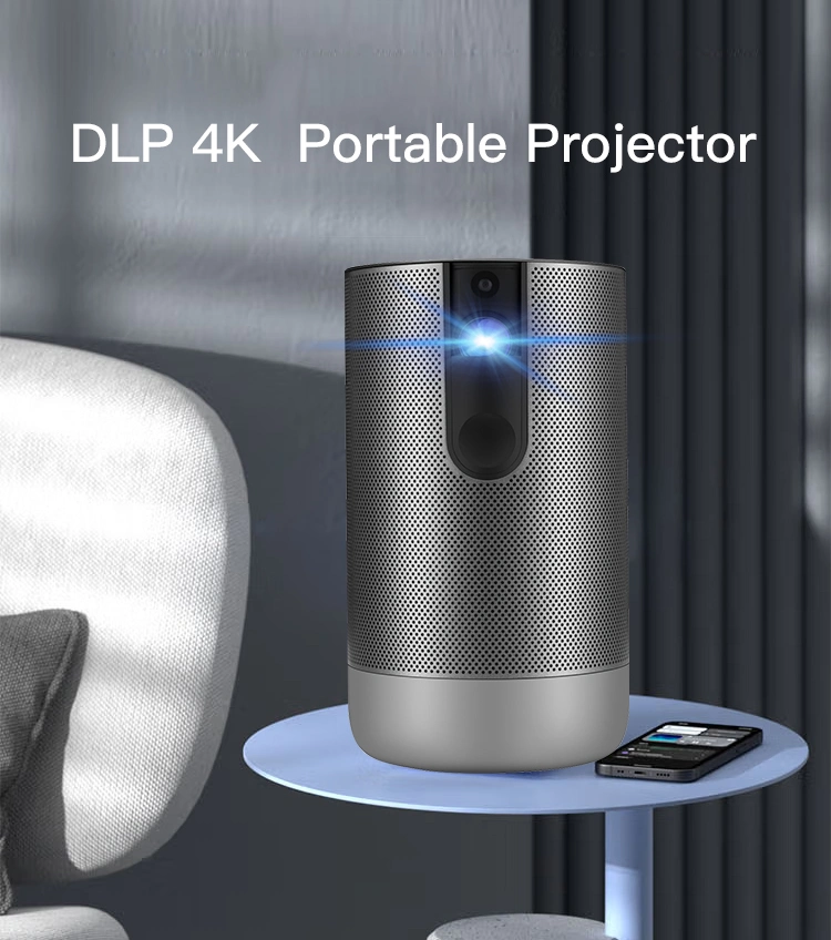 Smart Android 7.1 3D Proyector Portable LED DLP Short Throw Laser Holographic Private Mini Projector 4K 1080P for Home Theater