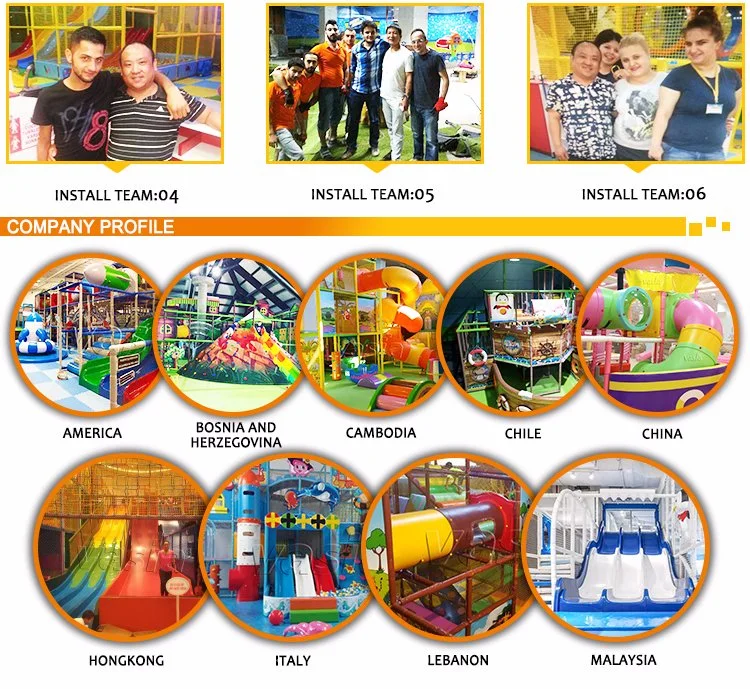 Kids Customized Indoor Playground with Interactive Projection for Sale