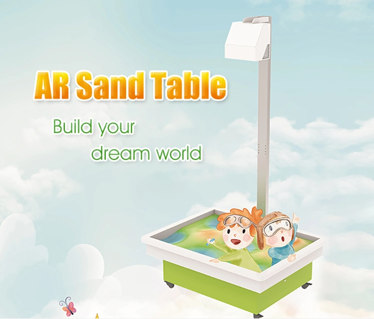 Indoor Games Interactive System Kids Ar Interactive Projection Sand Box