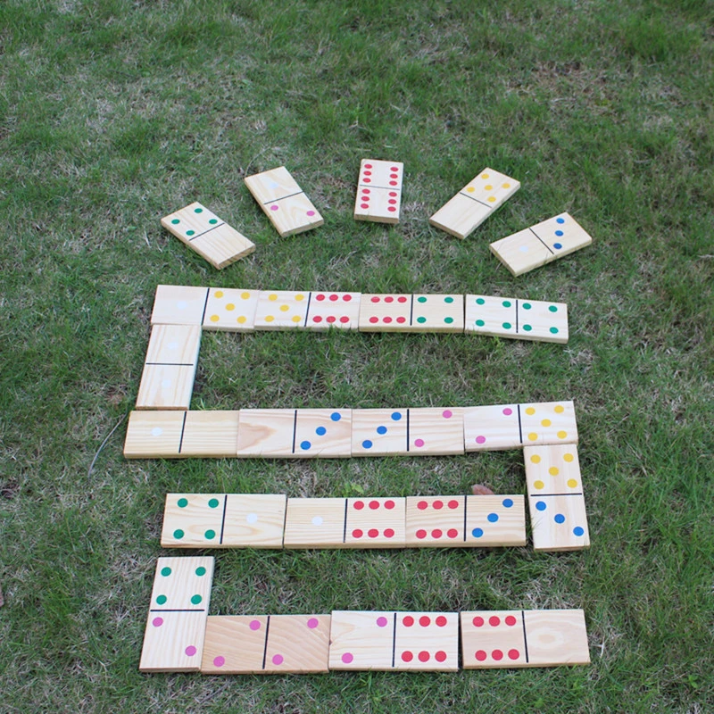 Wooden Domino Fun Game for Kids