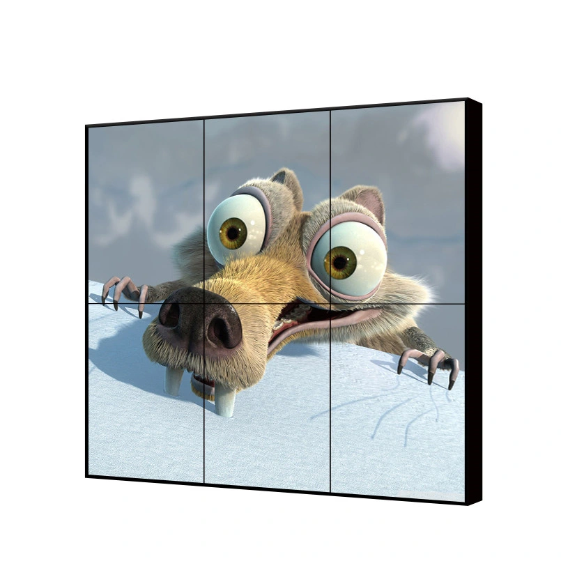 1.7mm 46 55 Inch HD 4K Interactive LCD Video Wall with Motion Sensor