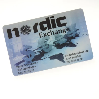 Customize 13.56MHz Ntag213 Classic 1K RFID Museum NFC Ticket Card