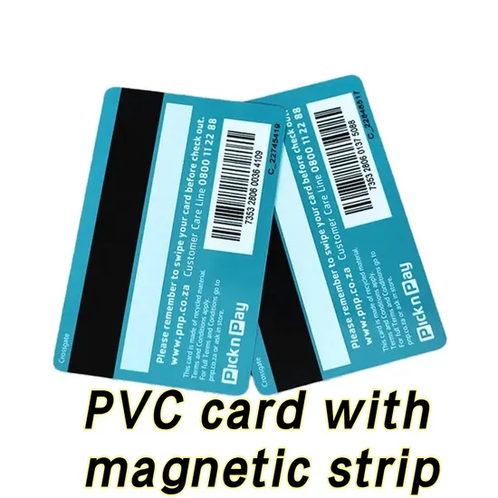 Barcoded Card Made of PVC with Magnetic Stripe for Museum
