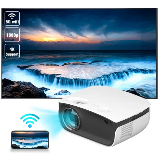 Fatory Support 1080P Full HD LED LCD Multimedia Interactive Mobile Video Projector
