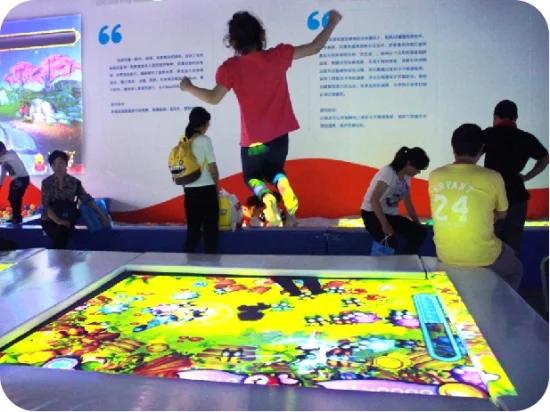 Ar Trampoline Floor Interactive Projection Games Kids Children′ S Park Ball Pool Soft Playground