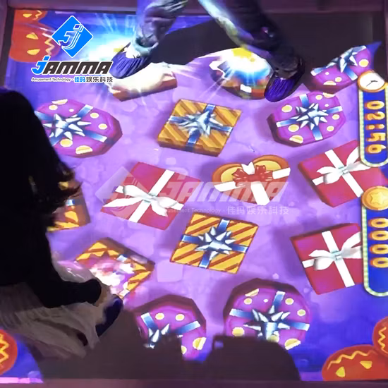 Ar Trampoline Floor Interactive Projection Games Kids Children′ S Park Ball Pool Soft Playground