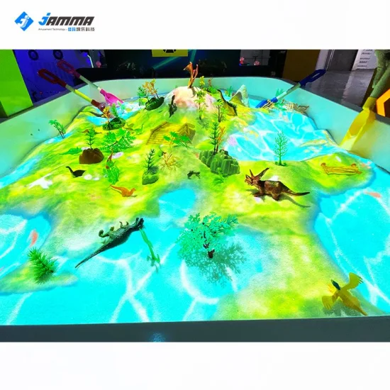 Indoor Children′ S Games Multiplayer Interactive Sand Table Projection Games