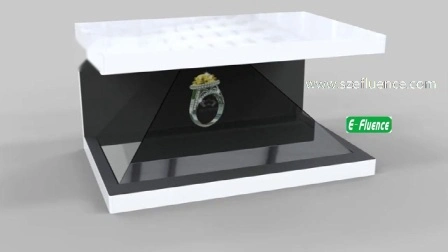 2019 Hot Pyramid 3D Holographic Display, 3D Hologram Display for Advertising